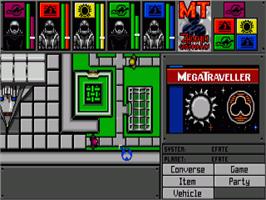 In game image of MegaTraveller 1: The Zhodani Conspiracy on the Commodore Amiga.