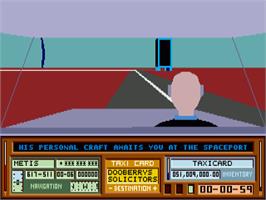 In game image of Mercenary III : The Dion Crisis on the Commodore Amiga.