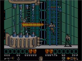 In game image of Midnight Resistance on the Commodore Amiga.