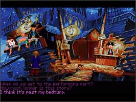 In game image of Monkey Island 2:  LeChuck's Revenge on the Commodore Amiga.