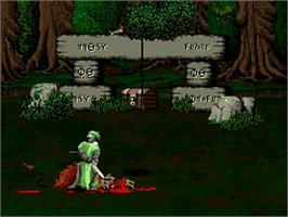 In game image of Moonstone: A Hard Days Knight on the Commodore Amiga.