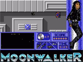 In game image of Moonwalker on the Commodore Amiga.