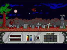 In game image of Night Hunter on the Commodore Amiga.