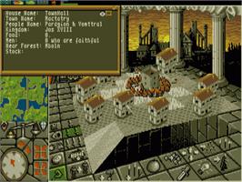 In game image of Powermonger: World War 1 Edition on the Commodore Amiga.