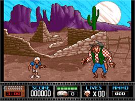 In game image of Premiere on the Commodore Amiga.