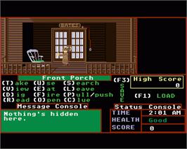 In game image of Psycho on the Commodore Amiga.