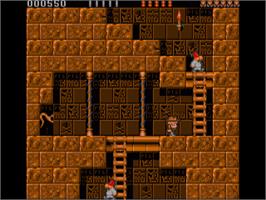 In game image of Rick Dangerous on the Commodore Amiga.