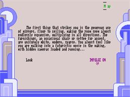 In game image of Romantic Encounters at the Dome on the Commodore Amiga.