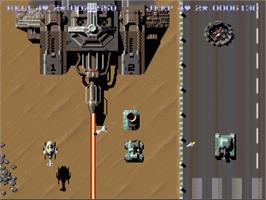In game image of S.W.I.V. on the Commodore Amiga.
