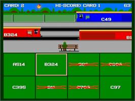 In game image of Sensible Train-Spotting on the Commodore Amiga.