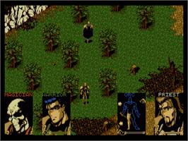 In game image of Shadowlands on the Commodore Amiga.