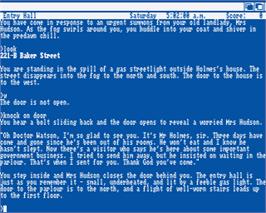 In game image of Sherlock: The Riddle of the Crown Jewels on the Commodore Amiga.