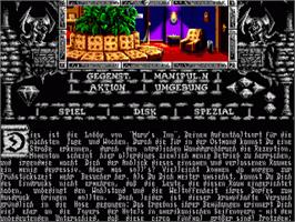 In game image of Soul Crystal on the Commodore Amiga.