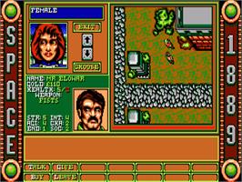 In game image of Space 1889 on the Commodore Amiga.