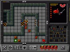 In game image of Space Crusade on the Commodore Amiga.