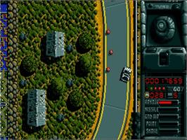 In game image of Spy Who Loved Me on the Commodore Amiga.