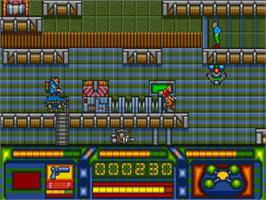 In game image of Stryx on the Commodore Amiga.