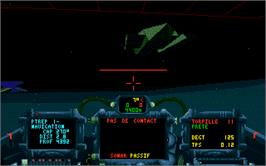 In game image of Subwar 2050 on the Commodore Amiga.