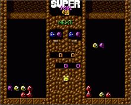 In game image of Super Foul Egg on the Commodore Amiga.