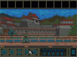 In game image of Sword of Honour on the Commodore Amiga.