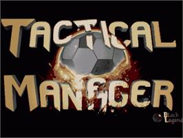 In game image of Tactical Manager on the Commodore Amiga.