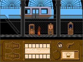 In game image of Theme Park Mystery on the Commodore Amiga.