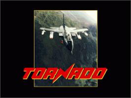 In game image of Tornado on the Commodore Amiga.