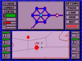In game image of Tracker on the Commodore Amiga.