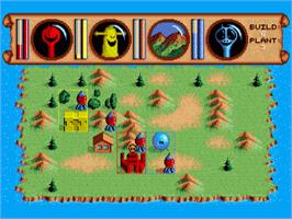 In game image of Traders: The Intergalactic Trading Game on the Commodore Amiga.