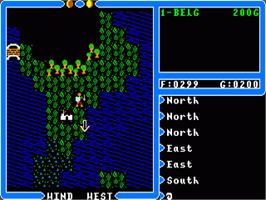 In game image of Ultima IV: Quest of the Avatar on the Commodore Amiga.