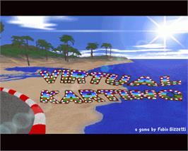 In game image of Virtual Karting on the Commodore Amiga.