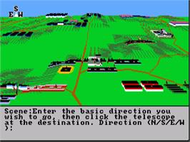 In game image of Waterloo on the Commodore Amiga.