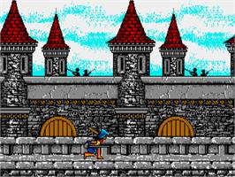 In game image of Willow on the Commodore Amiga.