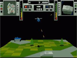In game image of Zeewolf 2: Wild Justice on the Commodore Amiga.