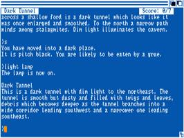 In game image of Zork II: The Wizard of Frobozz on the Commodore Amiga.
