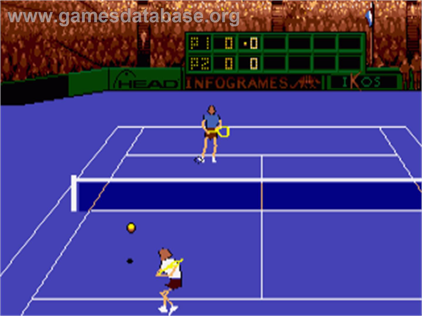 Advantage Tennis - Commodore Amiga - Artwork - In Game