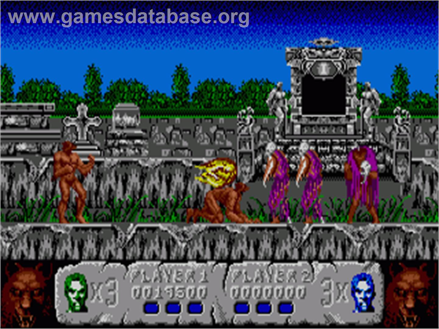 Altered Beast - Commodore Amiga - Artwork - In Game
