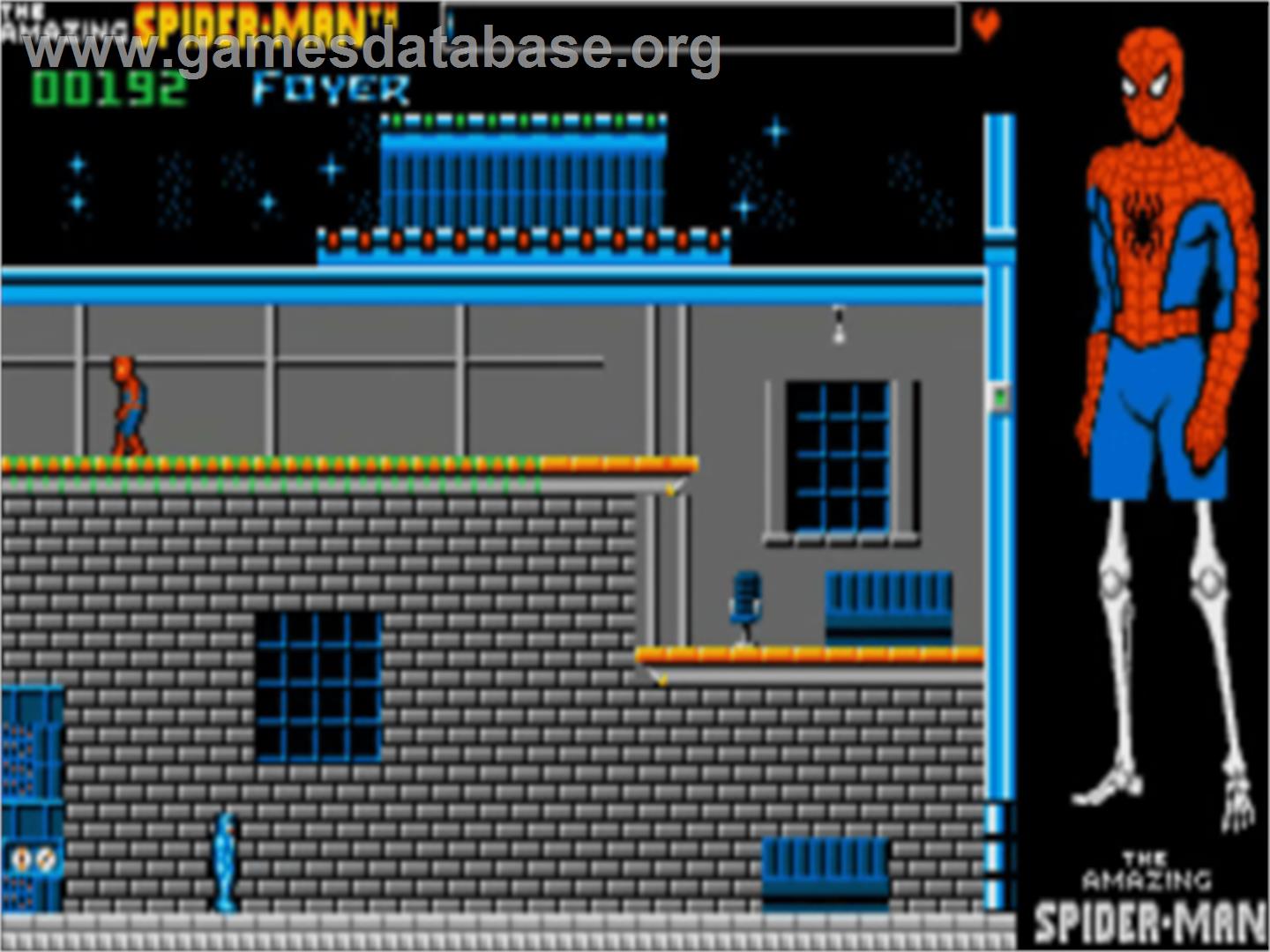 Amazing Spider-Man - Commodore Amiga - Artwork - In Game