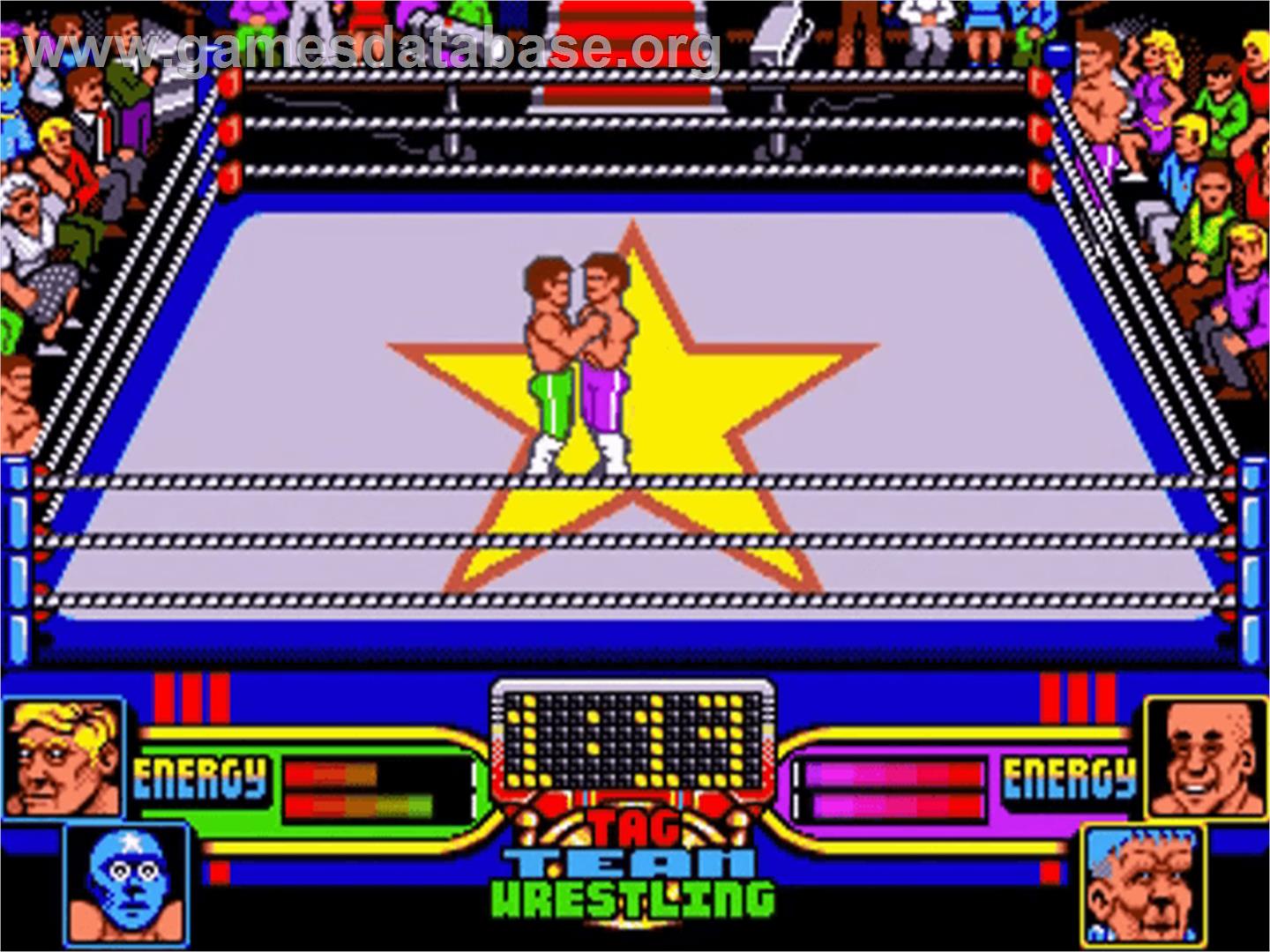 American Tag Team Wrestling - Commodore Amiga - Artwork - In Game