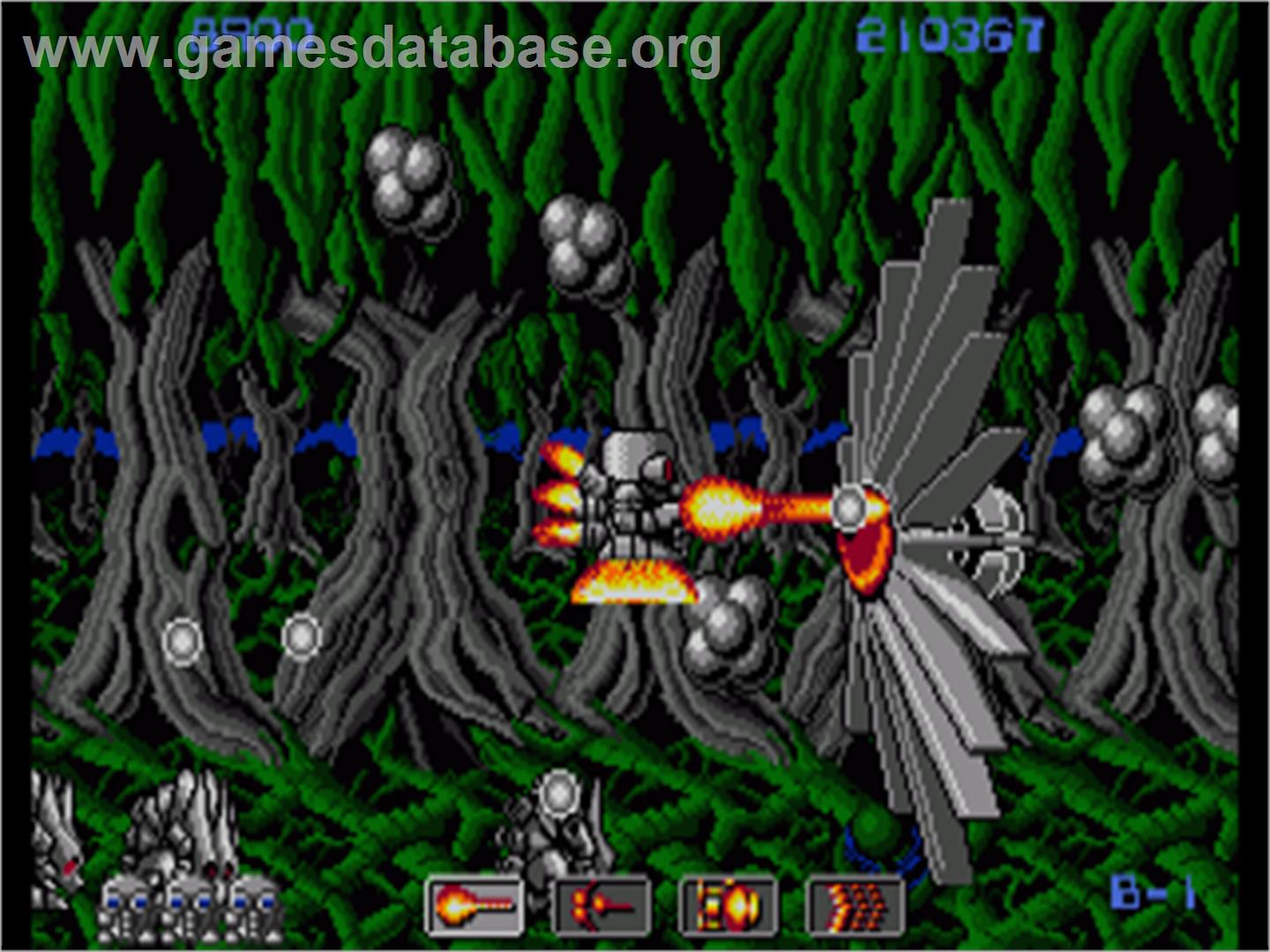 Atomic Robo-Kid - Commodore Amiga - Artwork - In Game