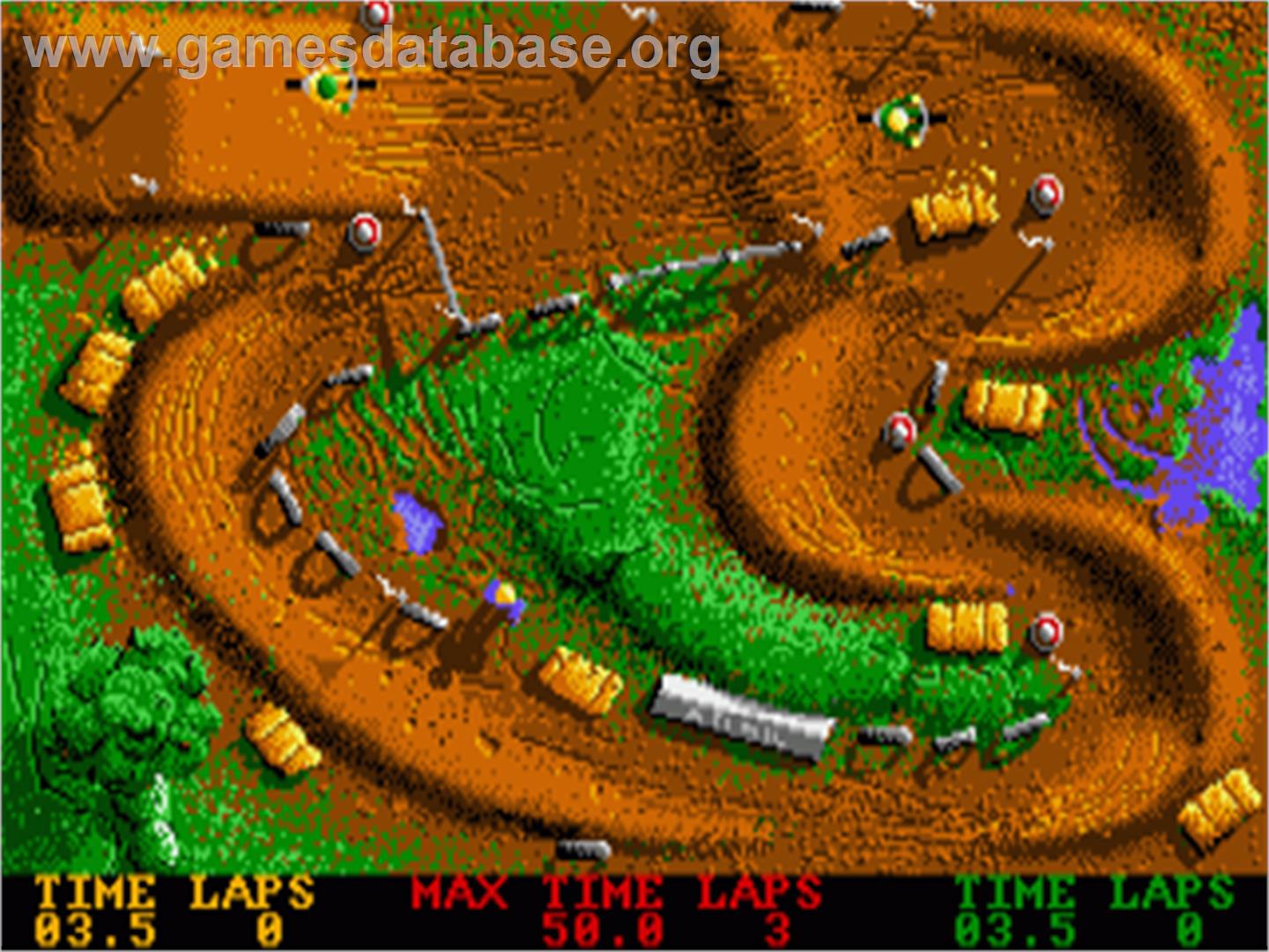 BMX Simulator - Commodore Amiga - Artwork - In Game