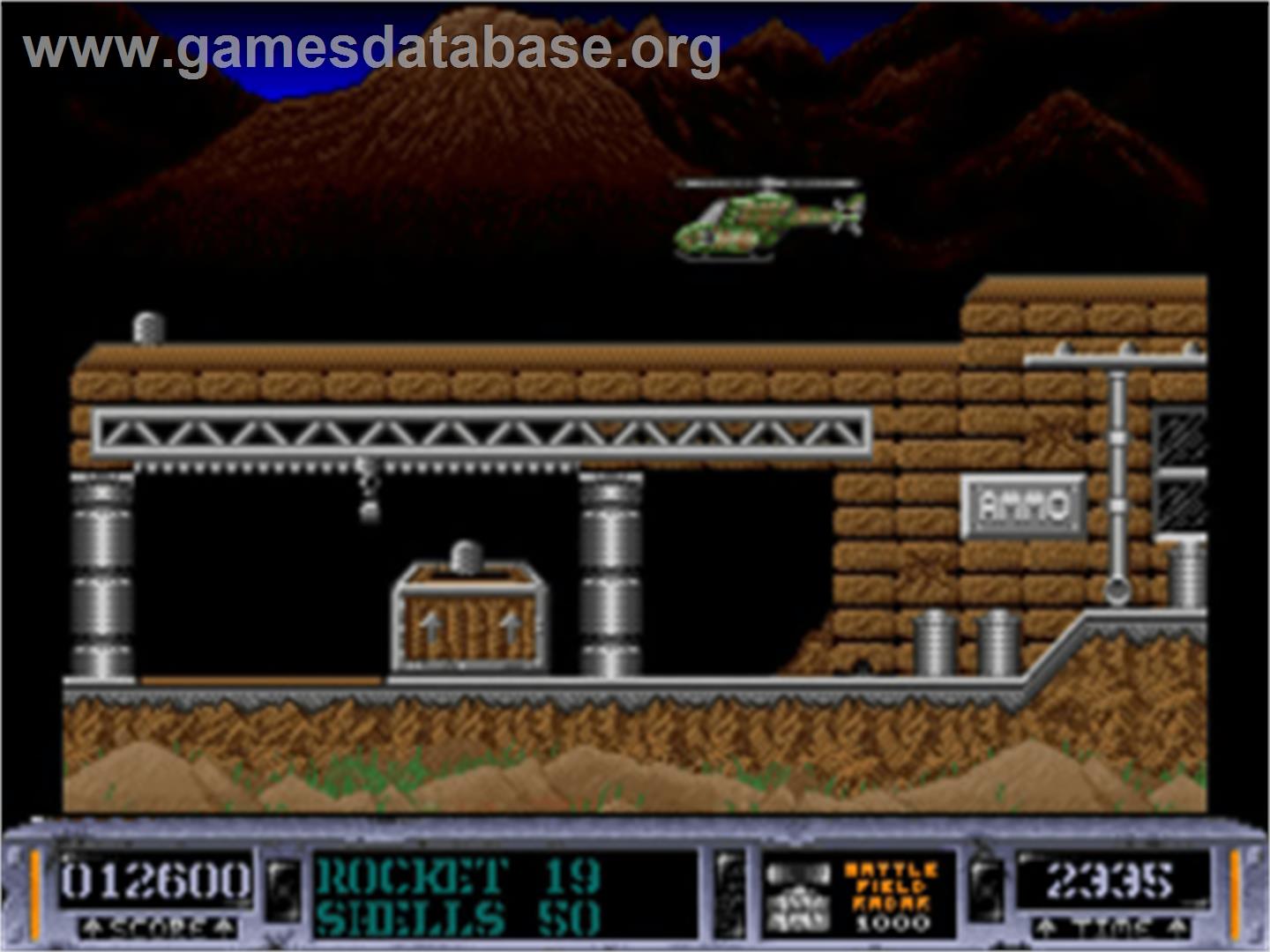 Battle Valley - Commodore Amiga - Artwork - In Game