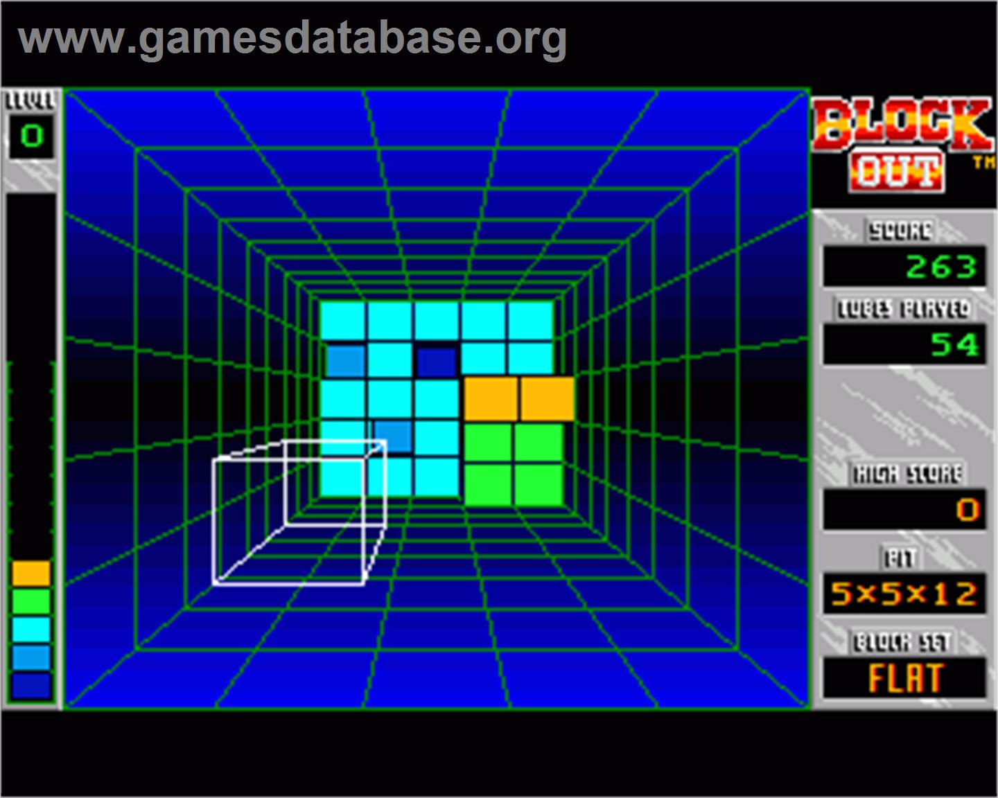Blockout - Commodore Amiga - Artwork - In Game