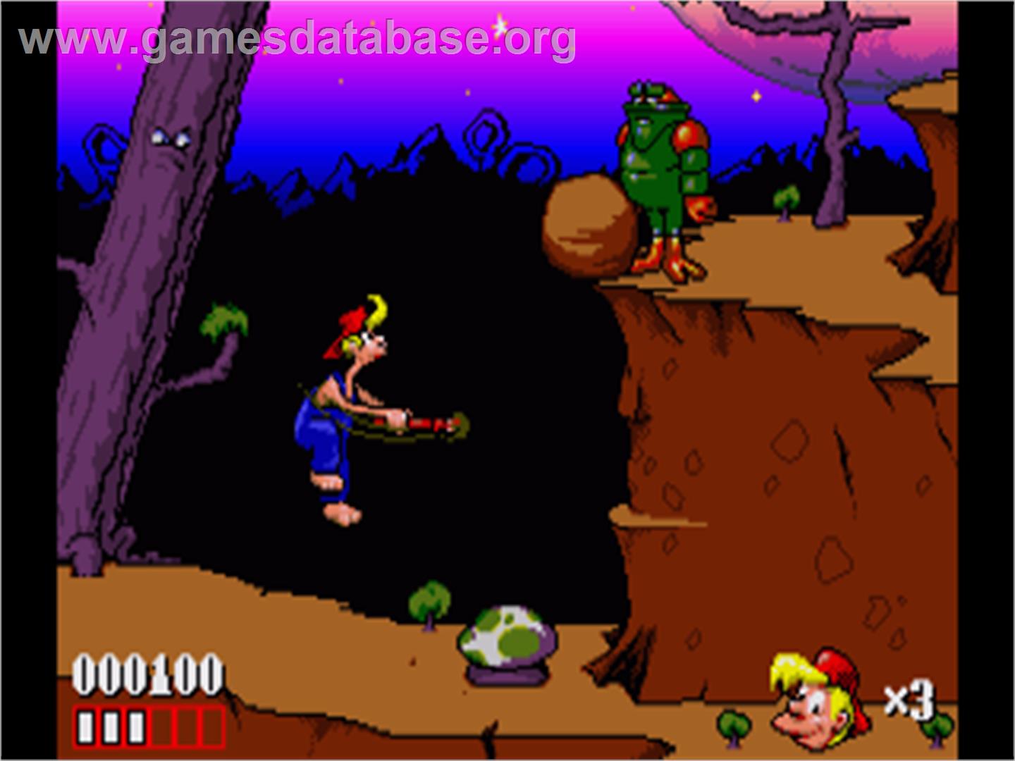 Bubba 'n' Stix - Commodore Amiga - Artwork - In Game