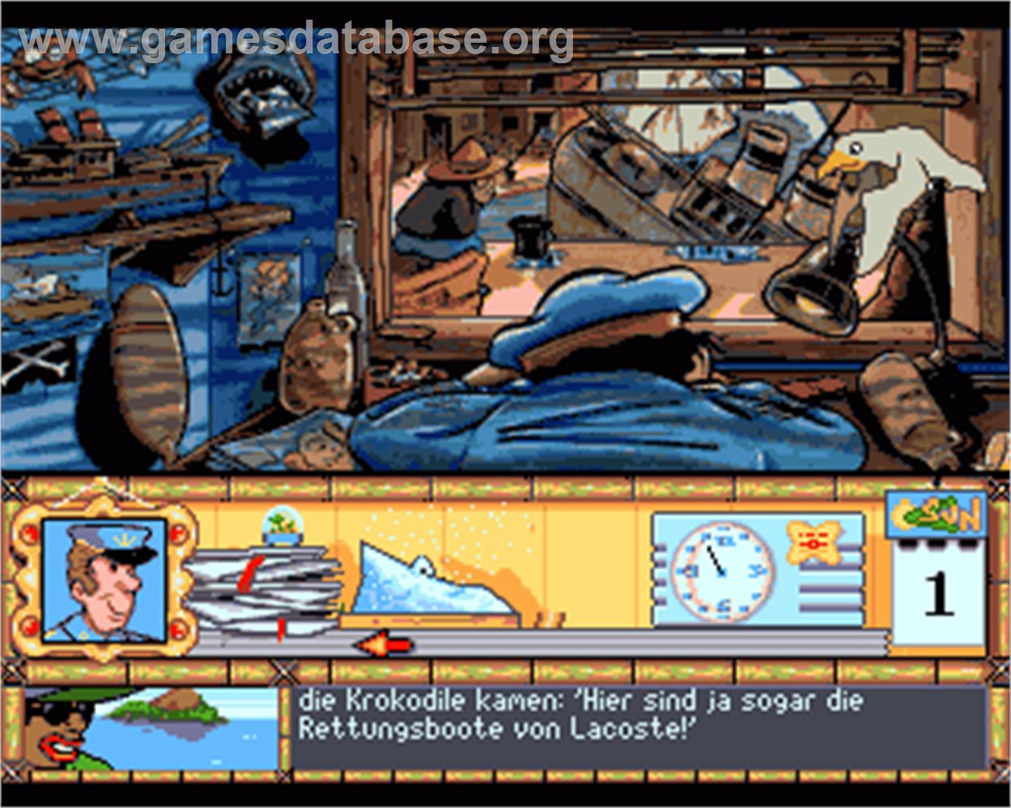 Caribbean Disaster - Commodore Amiga - Artwork - In Game