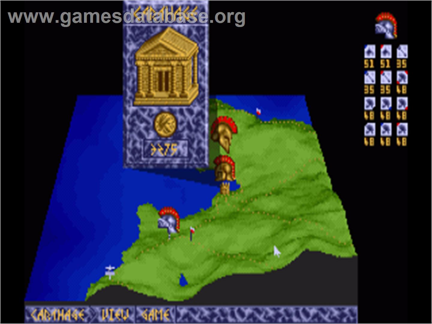 Carthage - Commodore Amiga - Artwork - In Game