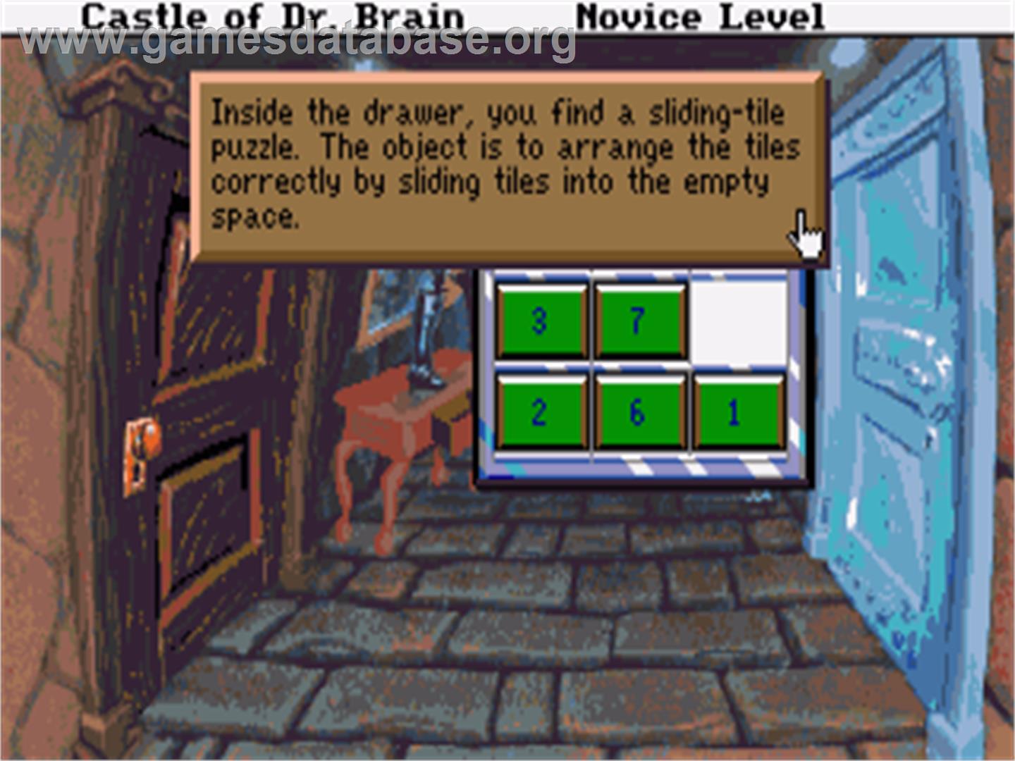 Castle of Dr. Brain - Commodore Amiga - Artwork - In Game