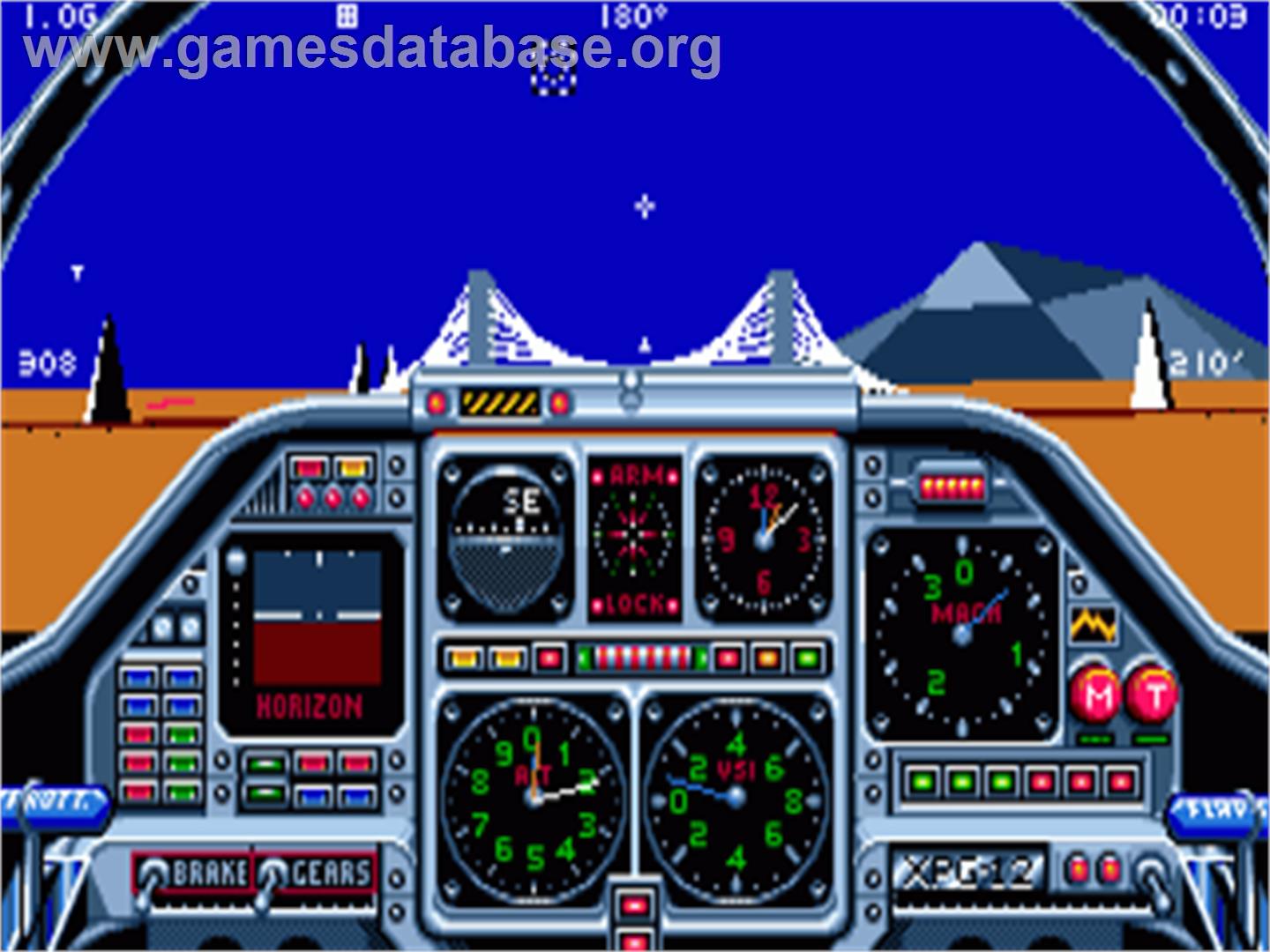 Chuck Yeager's Advanced Flight Trainer 2.0 - Commodore Amiga - Artwork - In Game