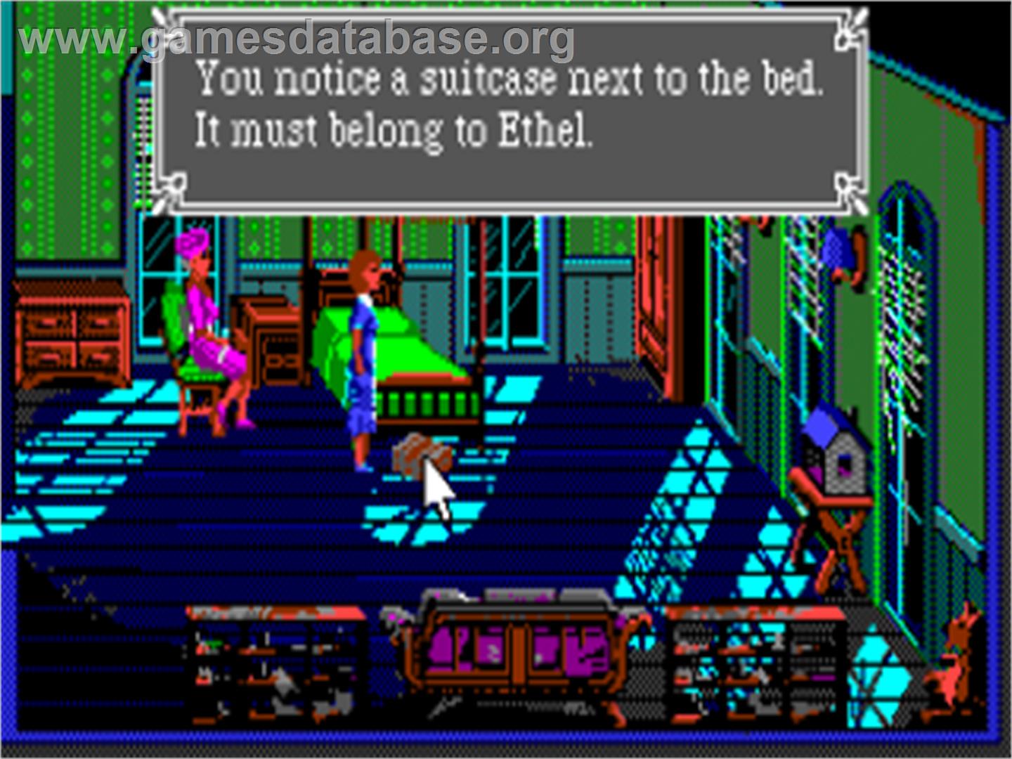 Colonel's Bequest - Commodore Amiga - Artwork - In Game