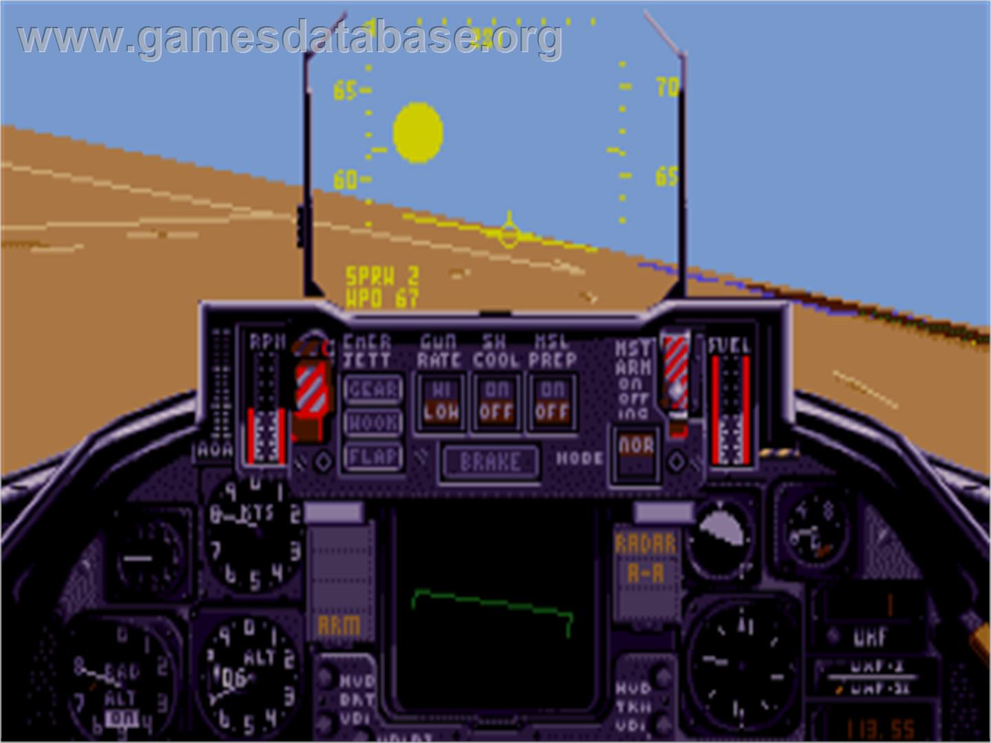 Combat Air Patrol - Commodore Amiga - Artwork - In Game